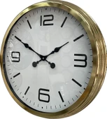Zentime 60 Cm Gold Lüks Duvar Saati thumbnail 2