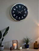 Zentime 40 Cm Krom Şık Duvar Saati thumbnail 1