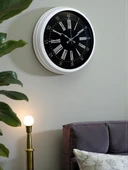 Elegance White 40 Cm Metal Duvar Saati thumbnail 4