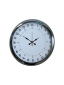 Zentime 40 Cm Krom Şık Duvar Saati thumbnail 2