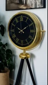 İhtişam Gold Tripod Ayaklı Saat thumbnail 4