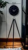 Krom Zarif Tripod Ayaklı Saat thumbnail 5