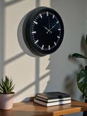 Black Baseline 40 Cm Metal Duvar Saati thumbnail 3