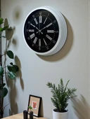 Elegance White 40 Cm Metal Duvar Saati thumbnail 3