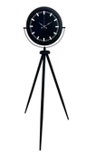 Siyah Lüks Sade Tripod Ayaklı Saat thumbnail 2