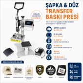 Şapka ve Düz Transfer Baskı Presi thumbnail 2