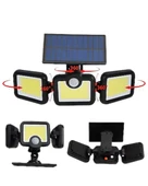 Kablosuz Solar Projektör Hareket Sensörlü Dış Cephe Lambası thumbnail 4