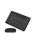 Bluetooth Klavye Mouse Seti Taşınabilir Wireless Bilgisayar Aksesuarı thumbnail 2