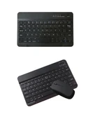 Bluetooth Klavye Mouse Seti Taşınabilir Wireless Bilgisayar Aksesuarı thumbnail 3