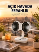 Çift Başlıklı Masa ve Duvara Monte Edilebilir Vantilatör thumbnail 1