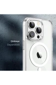 iPhone 13 Pro Max Şeffaf Magsafe Kılıf MTL SAFE thumbnail 5