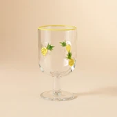 Karaca Pineapple Kadeh 390 ml Sarı thumbnail 1