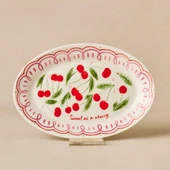 Karaca Cherry Time Kayık Tabak 20 cm thumbnail 1