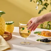 Karaca Pineapple Kadeh 390 ml Sarı thumbnail 5