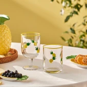 Karaca Pineapple Kadeh 390 ml Sarı thumbnail 8