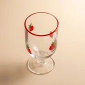 Karaca Strawberry Kadeh 390 ml Kırmızı thumbnail 3