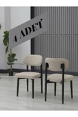 BADE SANDALYE SİYAH AYAK 4 ADET thumbnail 1