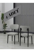 BADE SANDALYE SİYAH AYAK 4 ADET thumbnail 1
