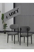 BADE SANDALYE SİYAH AYAK 4 ADET thumbnail 1