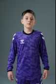Hummel Line Kaleci Tek Üst Forma Mor Çocuk thumbnail 1