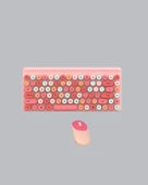 Retro Tarz Bluetooth 5.1 Klavye – Win/osx/android/ios Uyumlu thumbnail 5