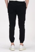 Erkek Slim Fit Paçası ve Beli Lastikli Pamuklu Jogger Pantolon thumbnail 11