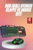 Rgb Işıklı   Klavye Q Klavye Mouse Hediyeli thumbnail 2
