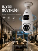 Çift Lens Ampul Kamera Akıllı Ev Güvenliği thumbnail 1