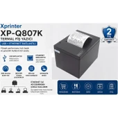 Xprinter XP-Q807K Barkod Yazıcı thumbnail 2