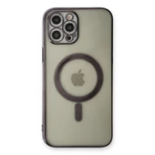İphone 12 Magneticsafe Silikon - Siyah thumbnail 3