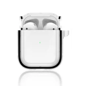 Airpods 4 (4.Nesil) Shiny Şeffaf Kılıf - Siyah thumbnail 2