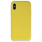 İphone Xs Lansman Legant Silikon - Sarı thumbnail 1