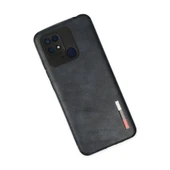 Redmi 10C Kılıf Loop Deri Silikon - Lacivert thumbnail 2