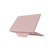 Macbook Pro 14 2021 Macbook Deri Kapak - Pembe thumbnail 1