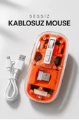 Kablosuz Mouse 5.0 Bluetooth Bağlantılı Usb Girişli thumbnail 1
