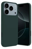Newface Apple iPhone 17 Pro First Silikon - Koyu Yeşil thumbnail 1