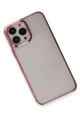 Newface Apple iPhone 13 Pro Max Kılıf Element Silikon - Pembe thumbnail 3