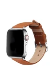 Newface Apple Watch 42mm NL26 Deri Kordon - Taba thumbnail 1