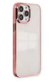 Newface Apple iPhone 13 Pro Max Kılıf Element Silikon - Pembe thumbnail 2