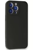 Newface Apple iPhone 13 Pro Kılıf First Silikon - Siyah thumbnail 3