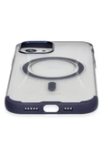 Joko Apple iPhone 12 Hilton Magsafe Kapak - Lacivert thumbnail 3