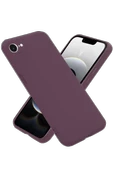 Newface Apple iPhone 16E Kılıf First Silikon - Mürdüm thumbnail 1