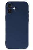 Newface Apple iPhone 16 Kılıf First Silikon - Lacivert thumbnail 3