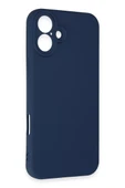 Newface Apple iPhone 16 Kılıf First Silikon - Lacivert thumbnail 2
