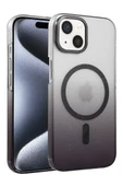 Newface Apple iPhone 14 Glossy Magsafe Kapak - Siyah thumbnail 1