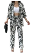 Alt Üst Takım Kimono- Desenli thumbnail 2