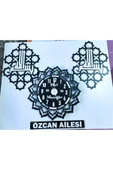 Duvar Saati 4 Lü Set Zarif Ve Şık Hediye thumbnail 2