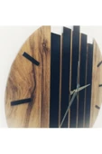 Modern Ahşap Duvar Saati 35cm thumbnail 5