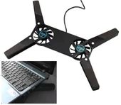Katlanabilir Laptop Soğutucu 2 fanlı thumbnail 1