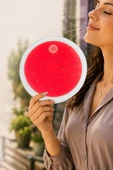 Karpuz Desenli Kore Yelpaze thumbnail 2